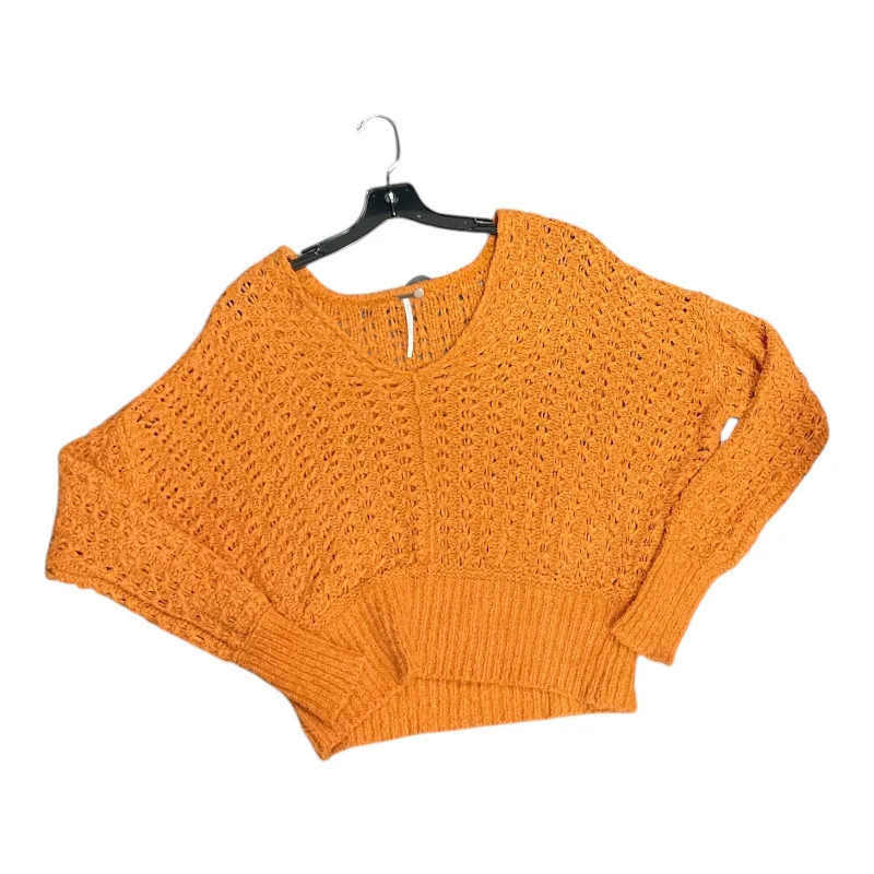 Sweater By Free People In Orange, Size: S