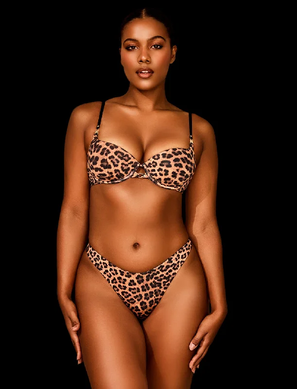 Everyday Smooths Leopard Push Up Bra