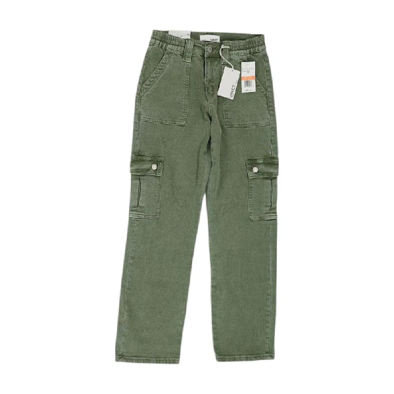 Green Solid Jeans