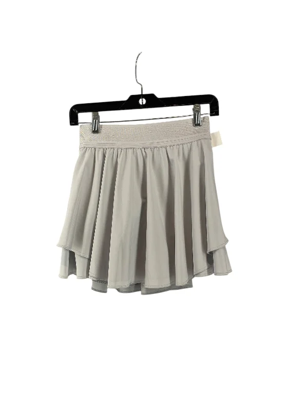 Athletic Skirt By Lululemon In Grey, Size: S