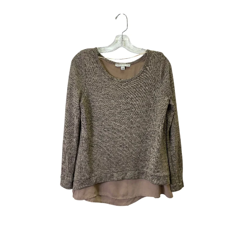 Sweater By Larry Levine In Beige, Size:S