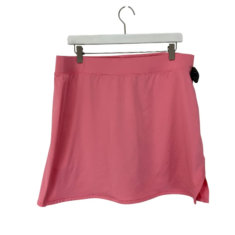 Athletic Skirt By Crown And Ivy In Pink, Size: 1x