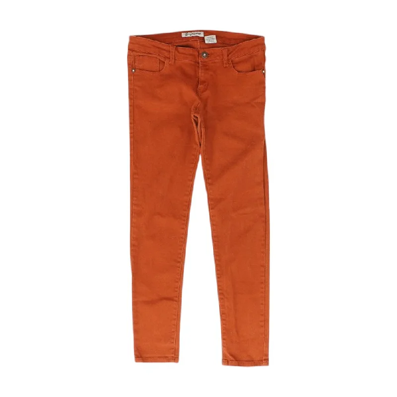 Rust Solid Jeans