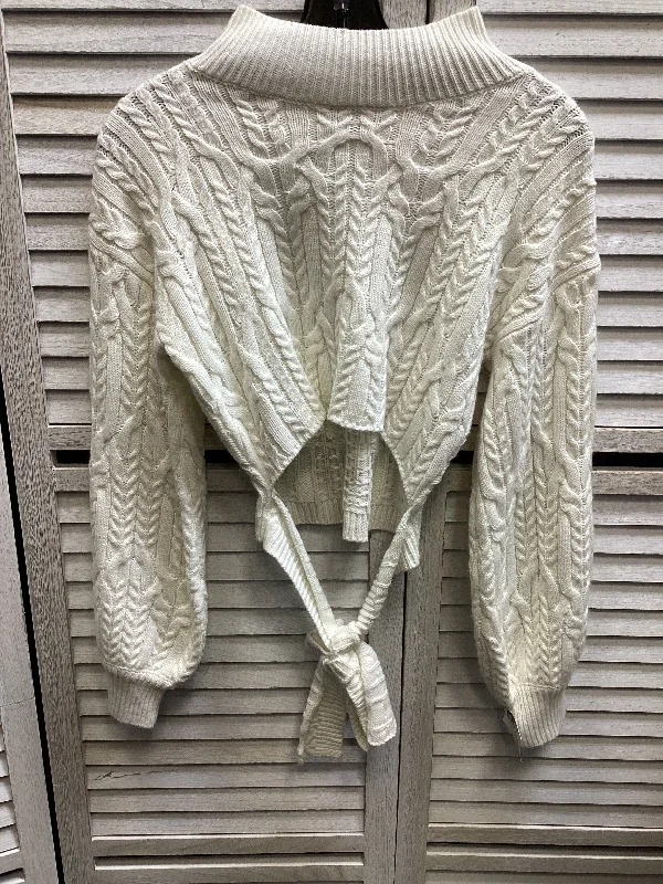 Sweater By Fashion Nova In White, Size: S