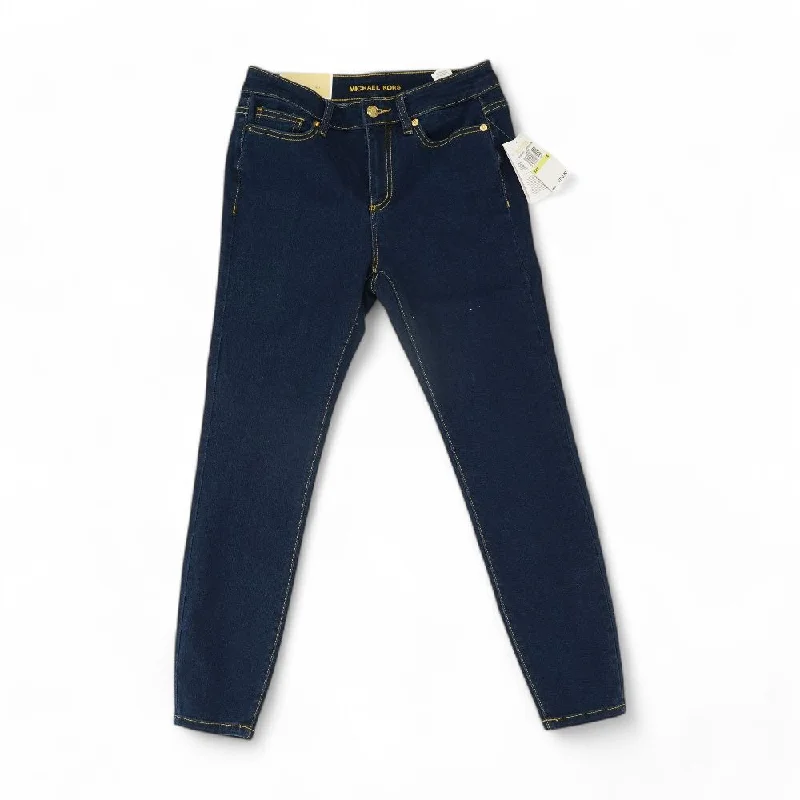 Navy Solid Skinny Leg Jeans