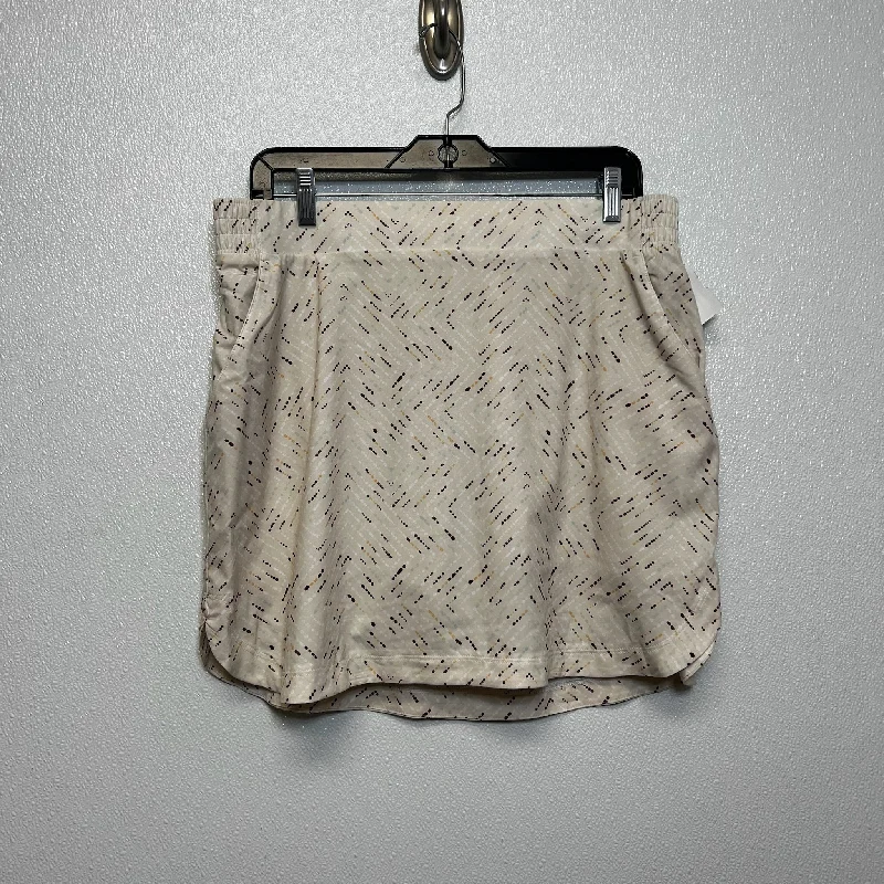 Athletic Skirt Skort By Calia In Ivory, Size: L