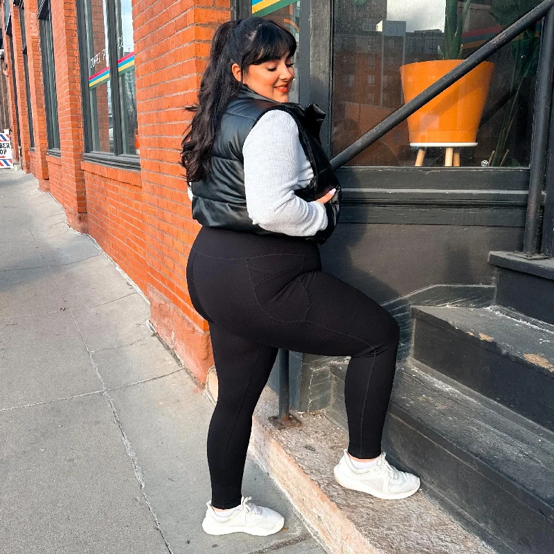 Long Squat Proof Leggings - Black (V2)