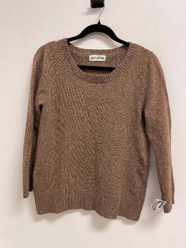 Sweater By Clothes Mentor In Brown, Size: Xs