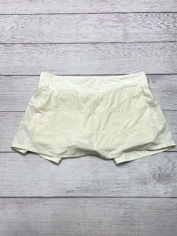 Athletic Skirt By Lululemon In Cream, Size: 14