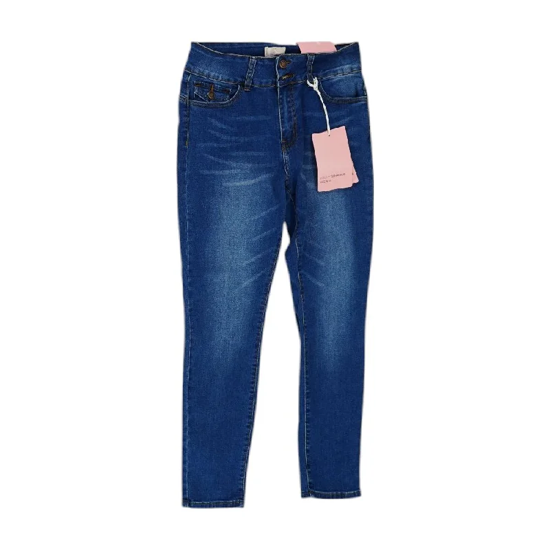 Indigo Solid Jeans