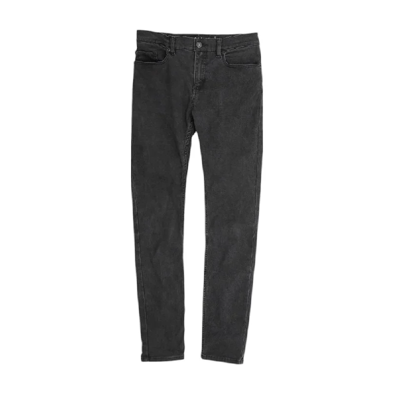 Charcoal Solid Jeans