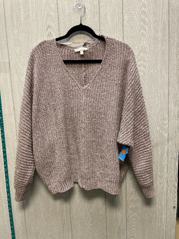 Sweater By June & Hudson In Mauve, Size: L