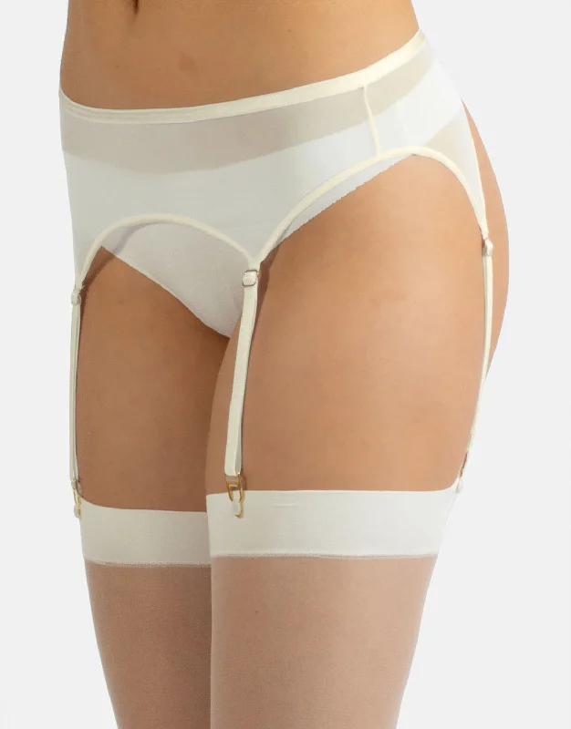 CETTE Lulu suspender belt - off white