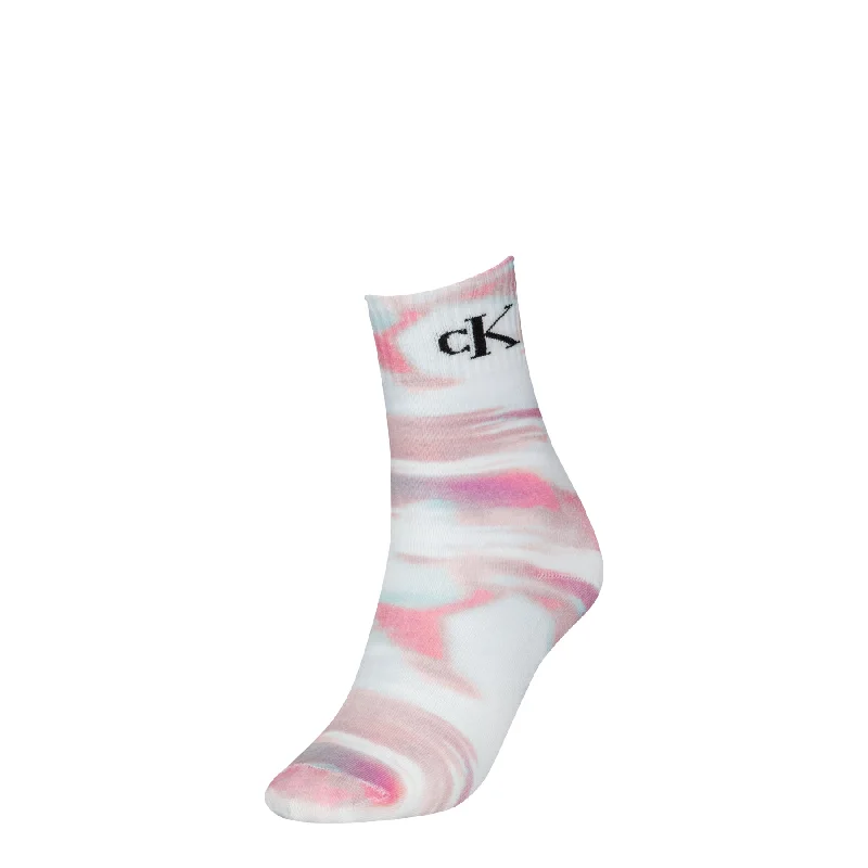 Calvin Klein® Jeans CKJ Cotton Womens Colorflow Socks - Multicolor