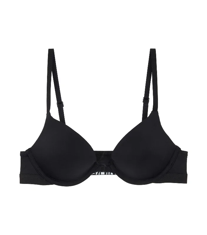 Underwear Push Up Plunge Black