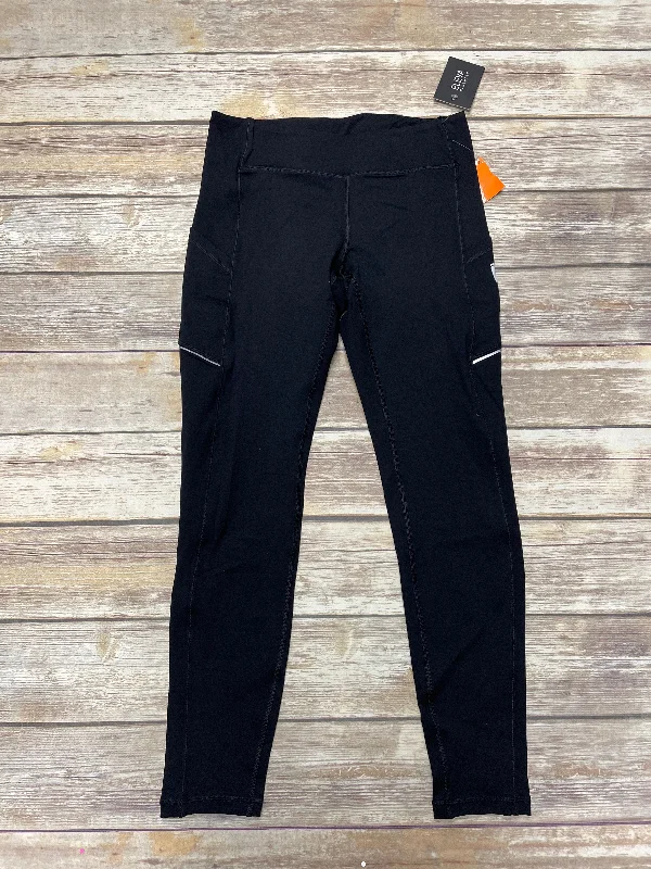 Black Athletic Leggings Cme, Size L