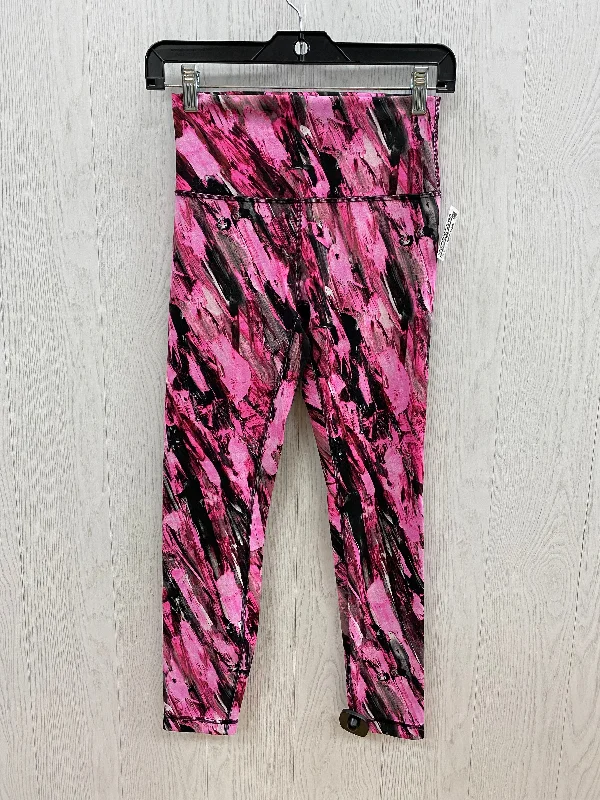 Pink Athletic Leggings Lululemon, Size S