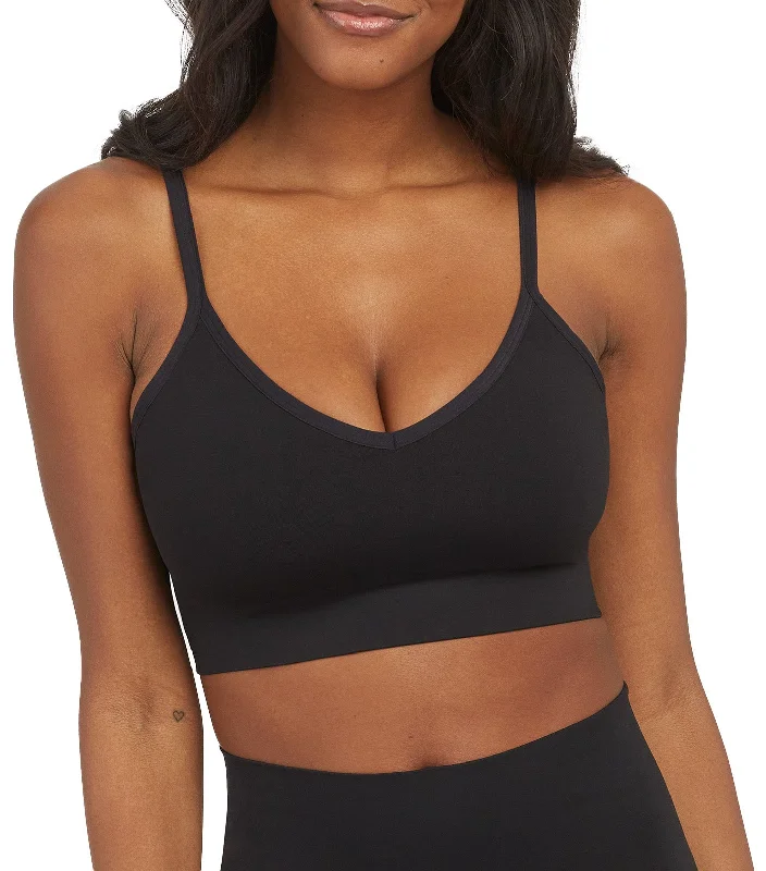 EcoCare Longline Bralette Very Black