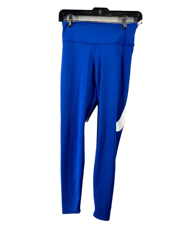 Blue Athletic Leggings Nike Apparel, Size S