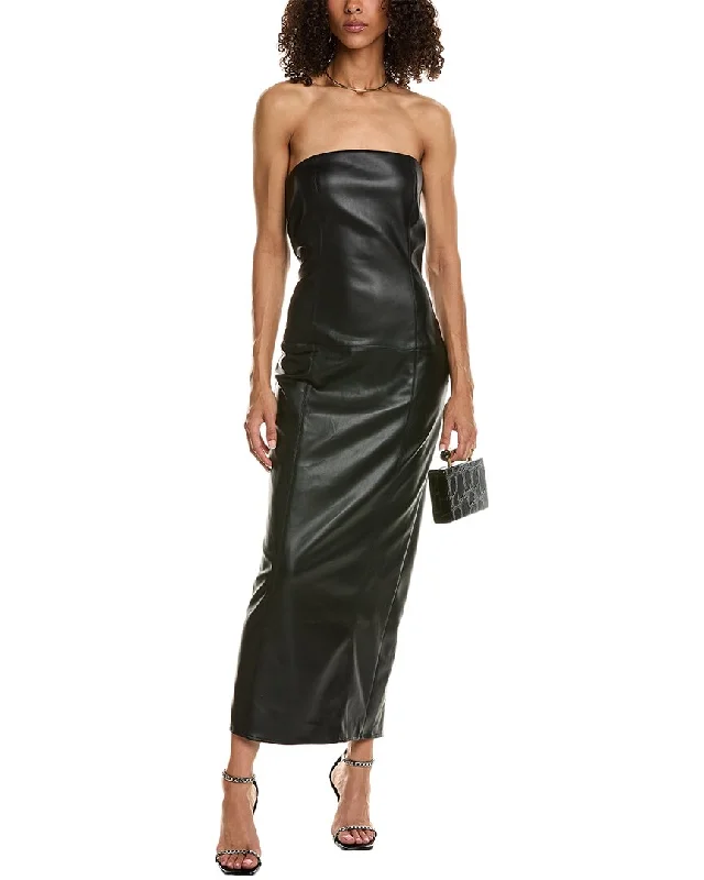 o.p.t. Strapless Midi Dress