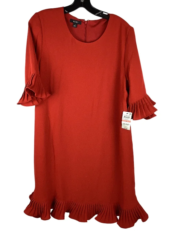 Dress Work By Alfani In Red, Size: 12