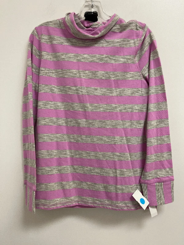 Top Long Sleeve Basic By Talbots In Striped Pattern, Size: M