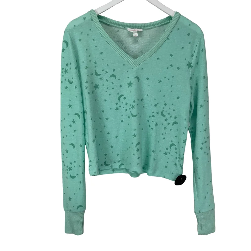 Top Long Sleeve By Colsie In Teal, Size: L