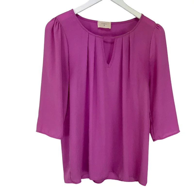 Top Long Sleeve By Everly In Pink, Size: M