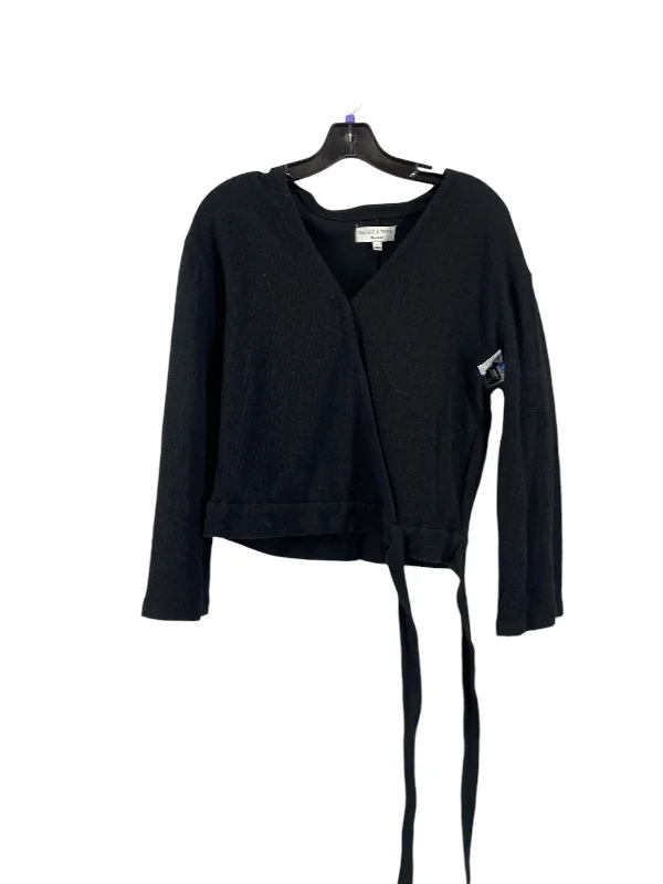 Top Long Sleeve By Madewell In Black, Size: S