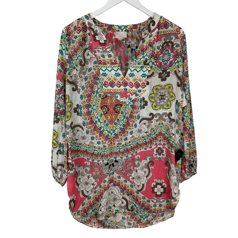 Top Long Sleeve By Misia In Multi-colored, Size: M