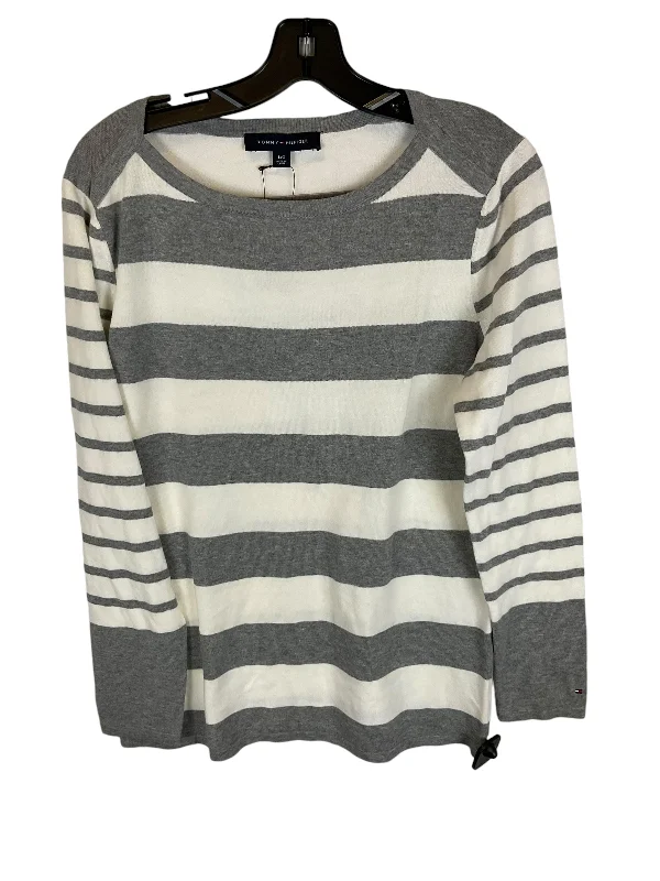 Top Long Sleeve By Tommy Hilfiger In Striped Pattern, Size: L